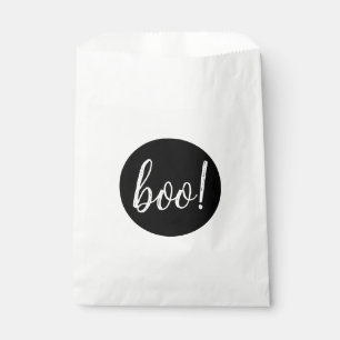 Boo Halloween Party. Minimalist Kids Candy & Treat Favour Bag
