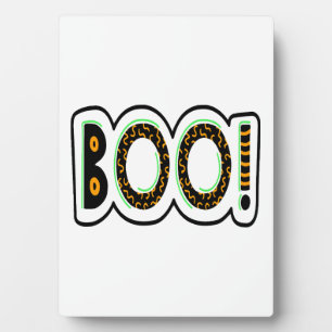 BOO Halloween                          Plaque