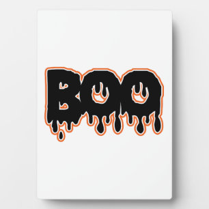 BOO Halloween  Plaque