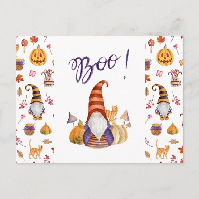 Boo Halloween Postcard (Front)