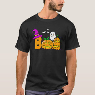 Boo Halloween Pumpkin Carnival Halloween Party 3 T-Shirt