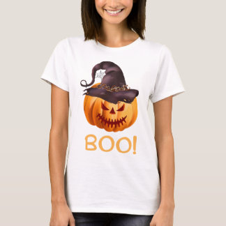 Boo Halloween Pumpkin T-Shirt