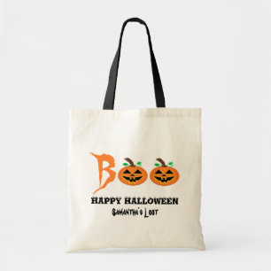 BOO! Halloween Pumpkin Tote Bag