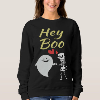 Boo Halloween Skeleton Kids Youth Boys Girls  Cute Sweatshirt