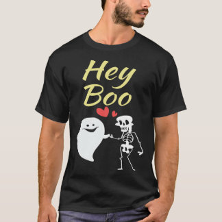 Boo Halloween Skeleton Kids Youth Boys Girls  Cute T-Shirt
