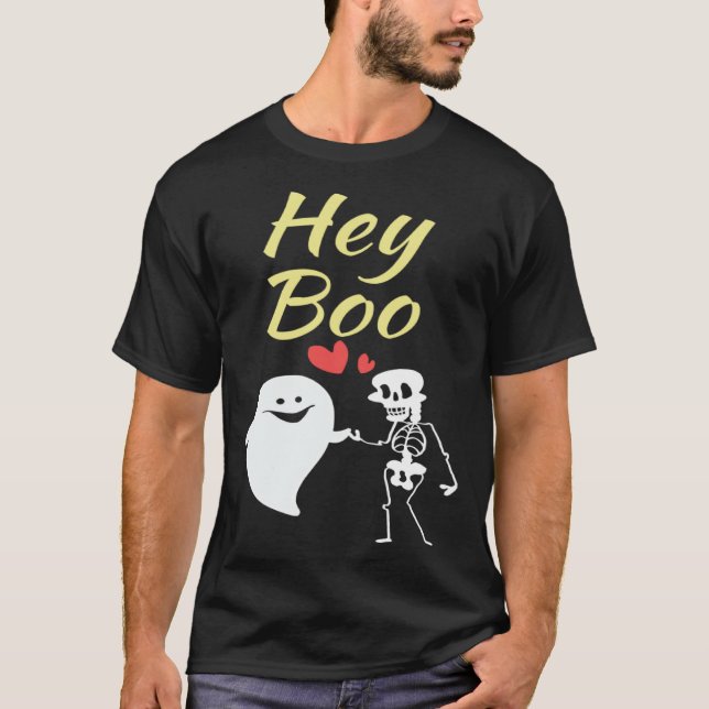 Boo Halloween Skeleton Kids Youth Boys Girls  Cute T-Shirt (Front)