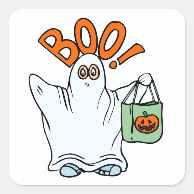 Boo! Halloween – Sticker (Front)