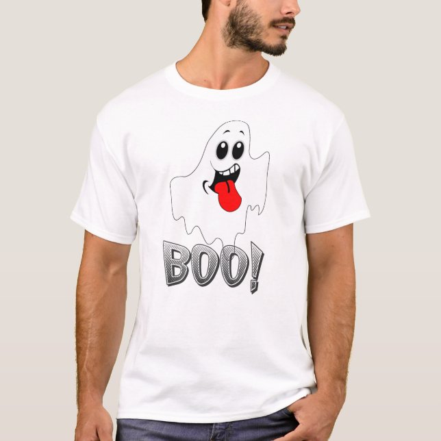 "BOO!" Halloween T-shirt (Front)