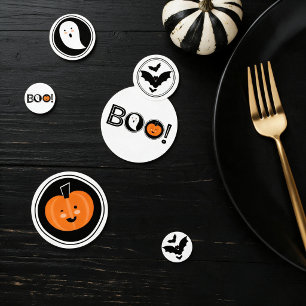 Boo! Halloween Table Confetti