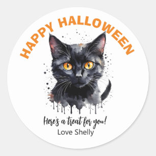 Boo! Happy Ghost Halloween sticker