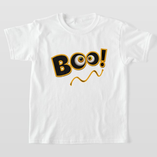 Boo Happy Halloween Costume  T-Shirt (Laydown)
