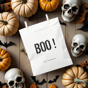 Boo   Happy Halloween   Favour Bag