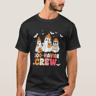 Boo Havior Crew Behaviour Analyst Halloween Women  T-Shirt
