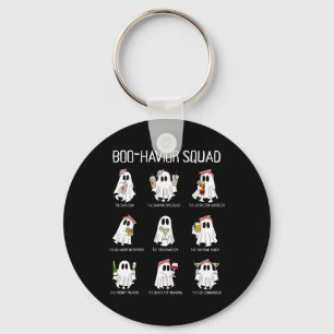 Boo-havior Squad Behaviour Analysis Ghost Rbt A Ha Key Ring
