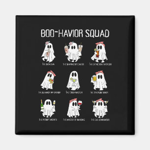 Boo-havior Squad Behaviour Analysis Ghost Rbt A Ha Magnet