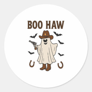 Boo Haw Classic Round Sticker