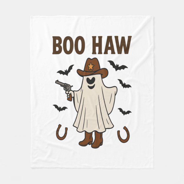Boo Haw Fleece Blanket (Front)