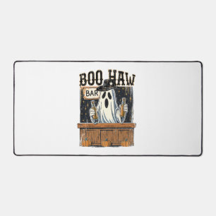 Boo Haw Retro Western Halloween Desk Mat