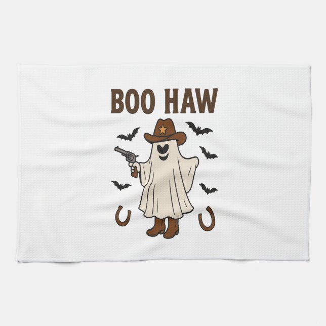 Boo Haw Tea Towel (Horizontal)