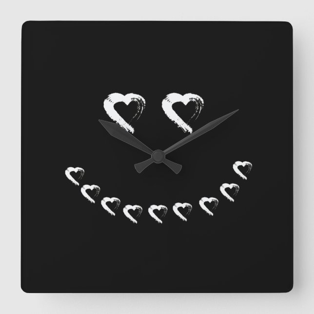Boo Heart Wall Clock (Front)