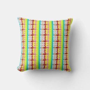 Boo Hoo design flash colours white text Fleece Cushion
