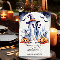 Boo I do Cute Ghosts Halloween Bridal Shower