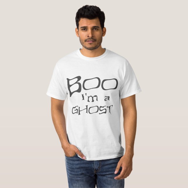 Boo I'm a Ghost T-Shirt (Front Full)