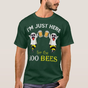 Boo I'm Just Here For The Boo Bees Beer Lover Hall T-Shirt