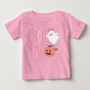 Boo I'm Turning Two Birthday Baby T-Shirt