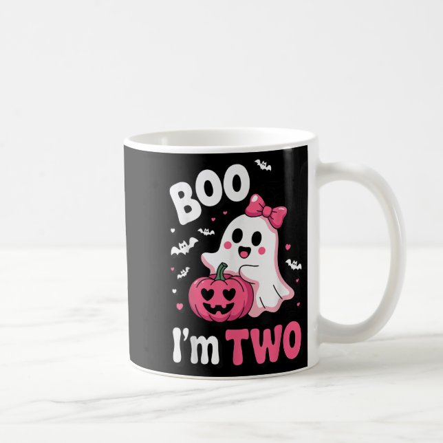 Boo Im Two 2nd Birthday Halloween Costume For Todd Coffee Mug (Right)