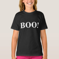 Boo! in bold letters for Halloween