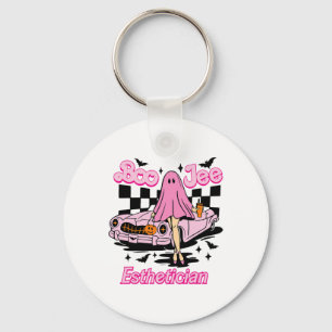 Boo-jee Aesthetician Spooky Season Halloween Funny Key Ring