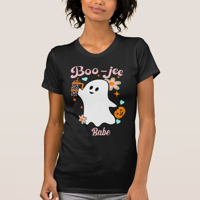 Boo-Jee Babe | Retro Ghost T-Shirt (Front)