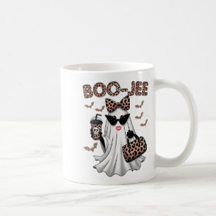 Boo Jee Boujee Ghost Halloween Fun October Vibes  Coffee Mug