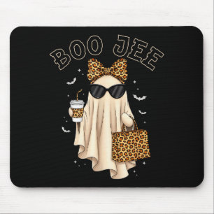 Boo Jee Boujee Ghost Halloween October Vibes Soky  Mouse Pad