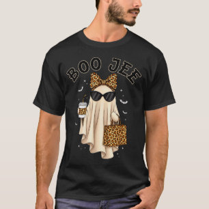 Boo Jee Boujee Ghost Halloween October Vibes Soky  T-Shirt