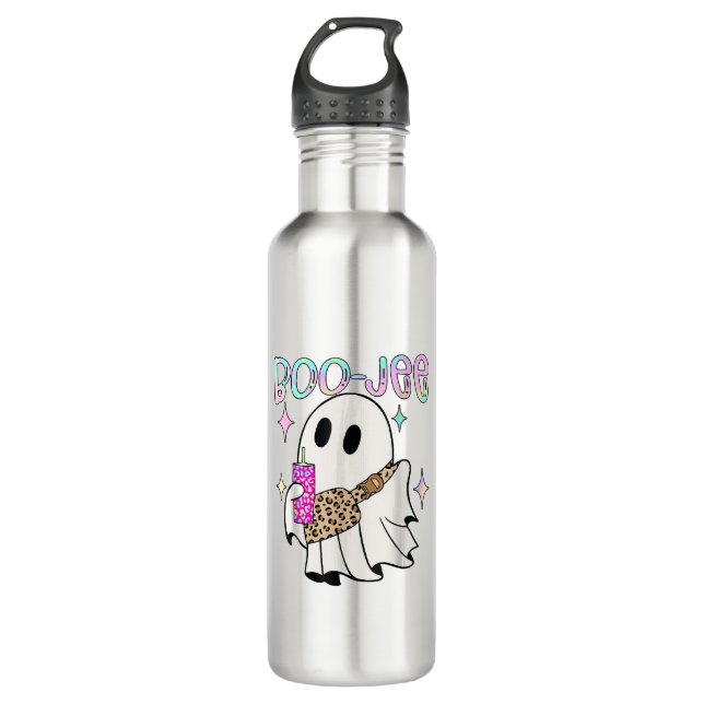 Boo Jee Funny Halloween Ghost 710 Ml Water Bottle (Front)