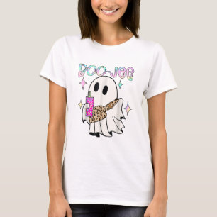 Boo Jee Funny Halloween Ghost T-Shirt