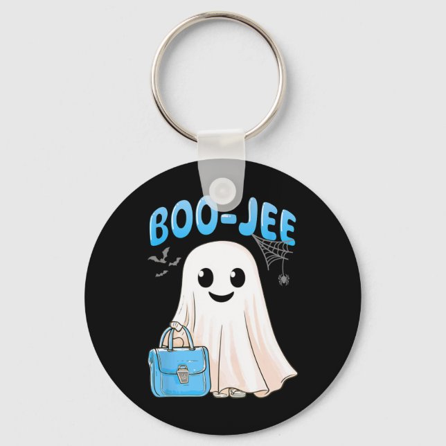 Boo-jee Ghost Boujee Halloween Costume Trick Or Tr Key Ring (Front)