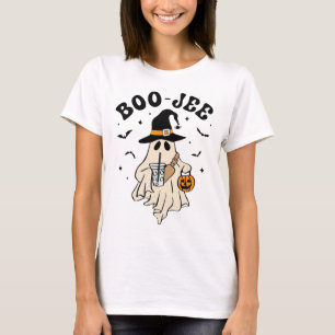 Boo Jee Ghost Cute Funny Halloween T-Shirt