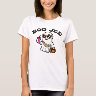 BOO-JEE Ghost – Funny Boujee Halloween Design T-Shirt
