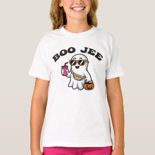BOO-JEE Ghost – Funny Boujee Halloween Design T-Shirt