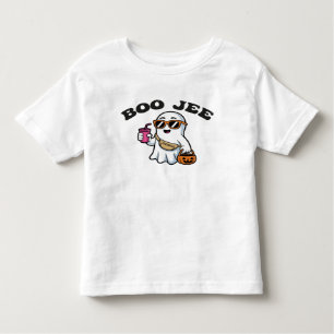 BOO-JEE Ghost – Funny Boujee Halloween Design Toddler T-Shirt