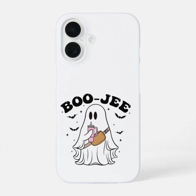 BOO-JEE Ghost Halloween Cute Phone Case (Back)
