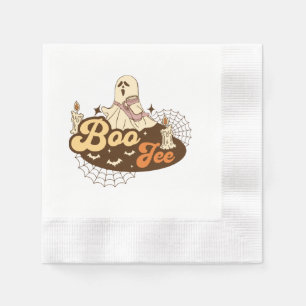 Boo-Jee Ghost Halloween funny Napkin