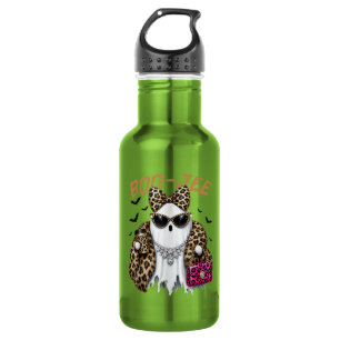 Boo-JEE Ghost Leopard Coquette Halloween 532 Ml Water Bottle