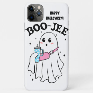 Boo-jee ghost says Happy Halloween! iPhone 11 Pro Max Case