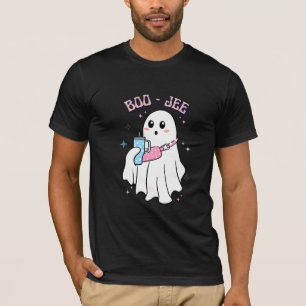 BOO-JEE Spooky Cute Ghost Halloween Costume Design T-Shirt