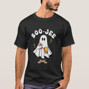 Boo Jee Spooky Season Cute Ghost Boujee Halloween T-Shirt