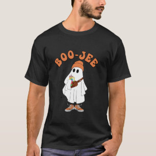 Boo Jee Spooky Season Cute Ghost Boujee Halloween T-Shirt